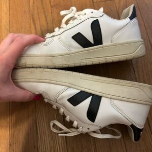 Veja V10 sneakers — leather uppers